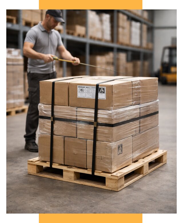 Упаковка и паллетирование грузов от 3636 р. | СетСервис-Збл