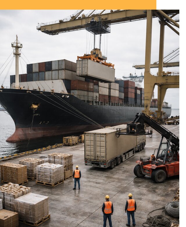 Морские перевозки из Индии: доставка FCL/LCL, таможня от 124656