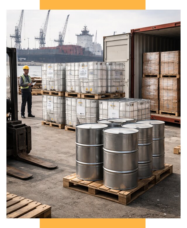 Доставка химического сырья из Индии от 259700 р. | СетСервис-Збл