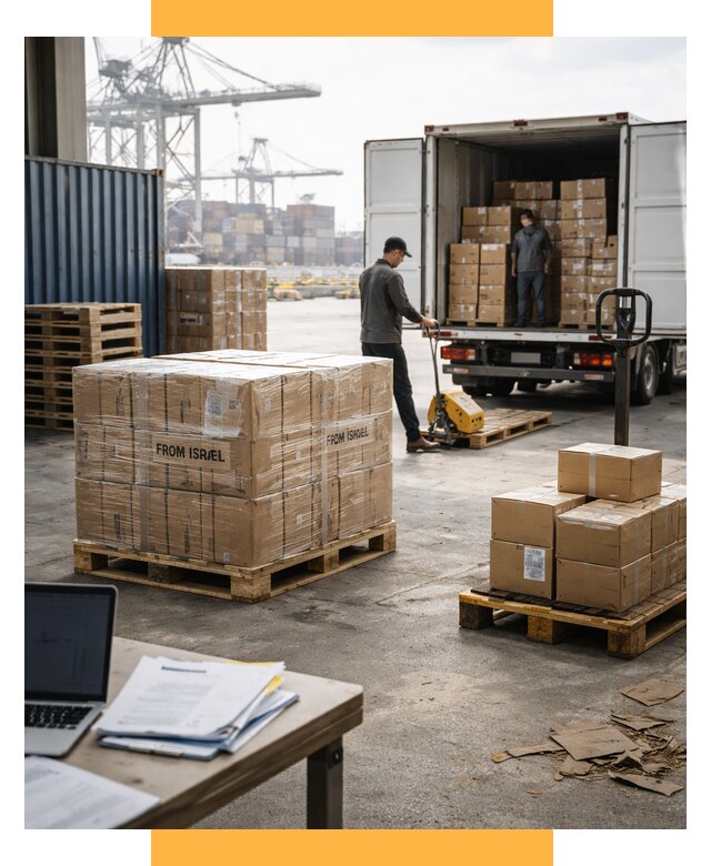 Доставка грузов из Израиля от 15582 р., логистика от СетСервис-Збл