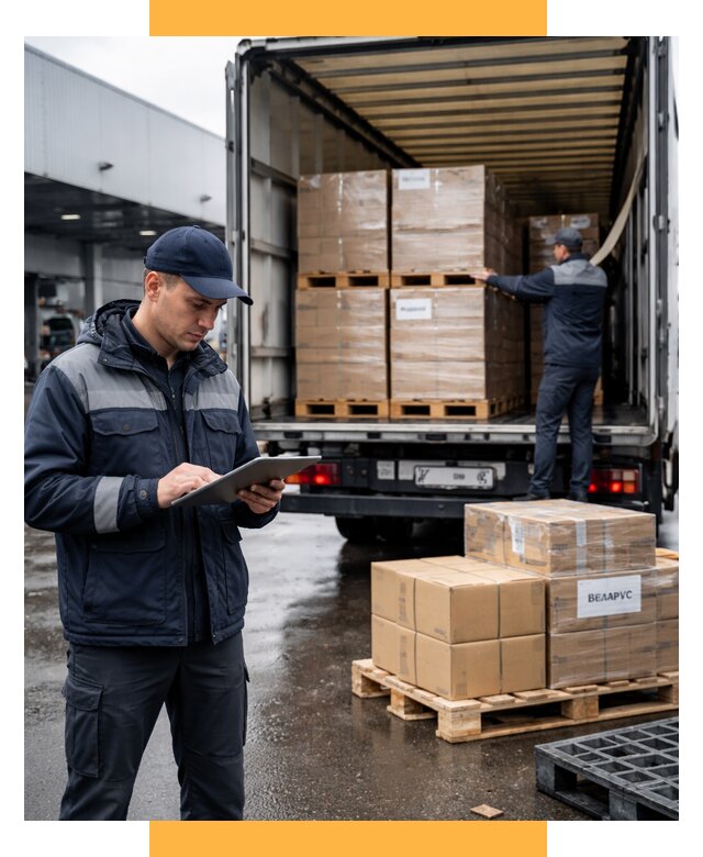Доставка грузов из Беларуси от 15582 р. логистика СетСервис-Збл
