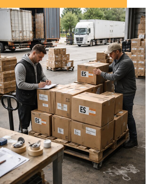 Доставка грузов в Испанию автотранспортом от 36358 руб