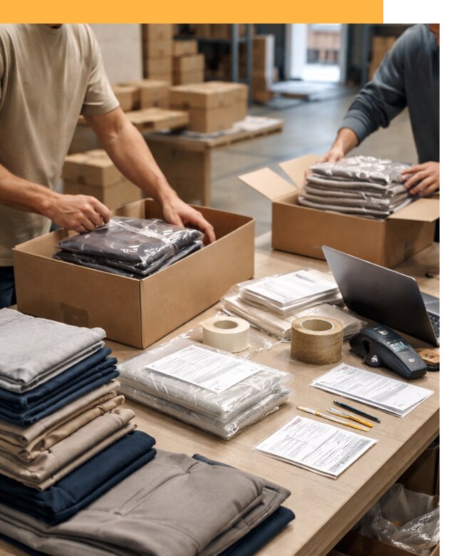 Перевозка одежды по миру от 7791 руб. с таможенным оформлением