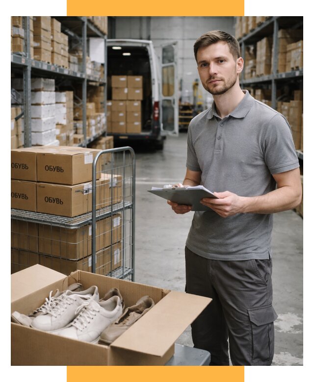 Доставка обуви из Китая и Турции от 4675 р. СетСервис-Збл