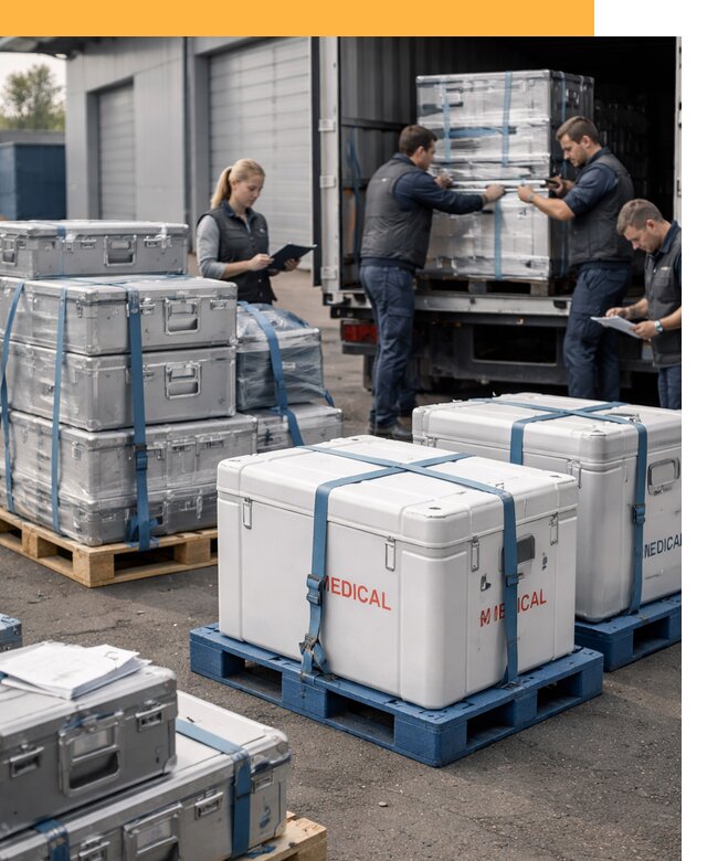 Перевозка медицинского оборудования по всему миру от 15582 руб