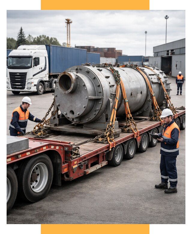 Перевозка тяжеловесных грузов под ключ от 155820 р. | СетСервис-Збл