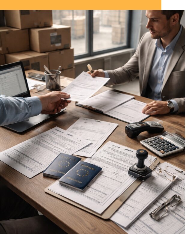 Таможенное оформление грузов из Европы от 8830 руб