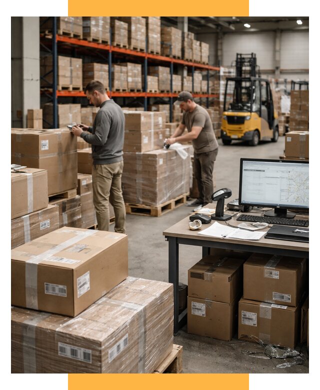 Склад консолидации в Европе от 6752 р., услуги СетСервис-Збл